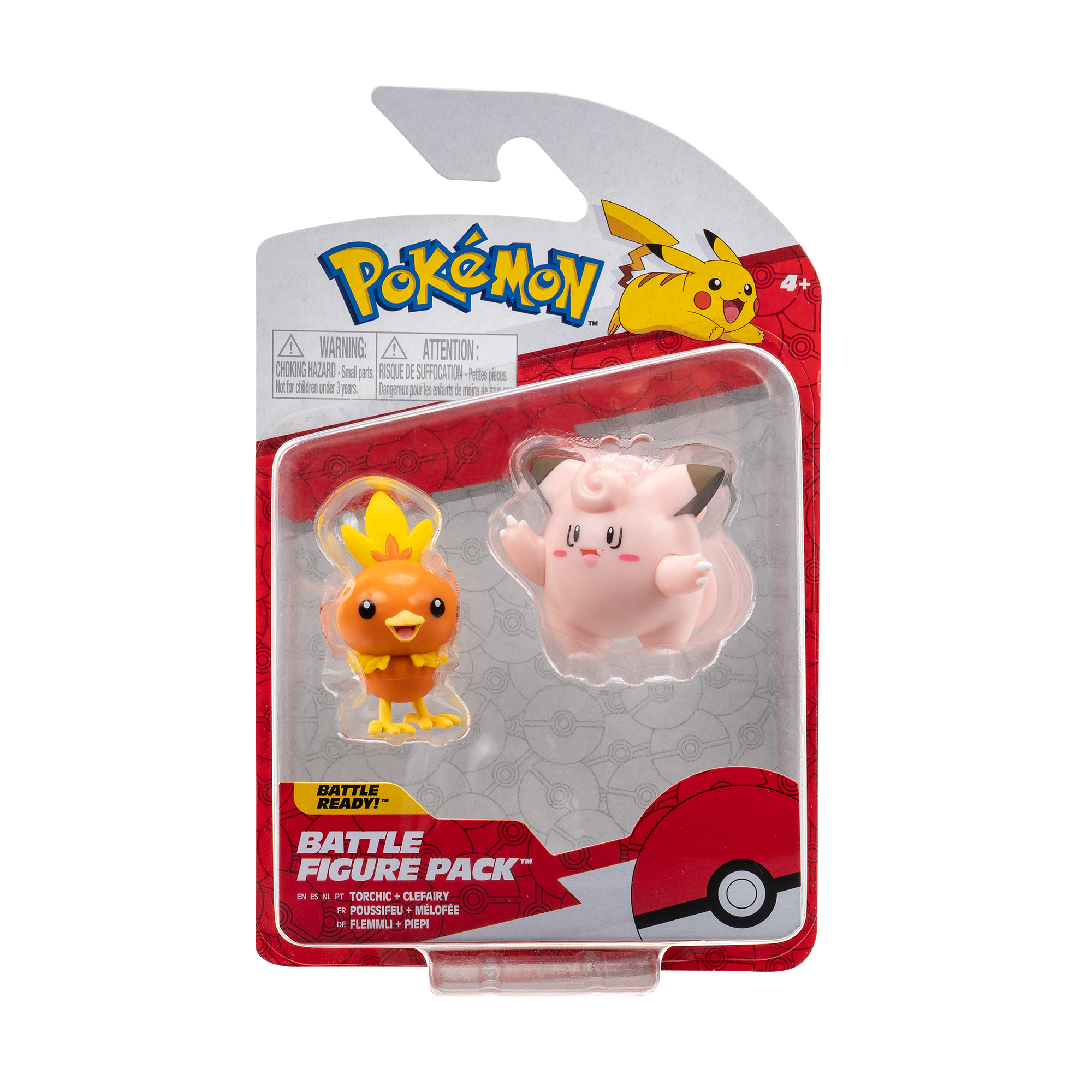 Battle Figure Clefairy and Torchic